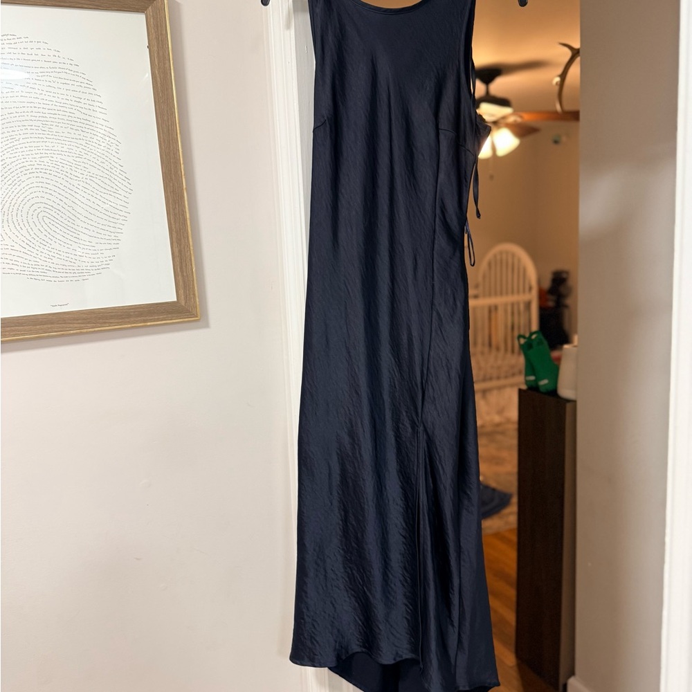 Petal & Pup Navy Blue Midi Slip Dress